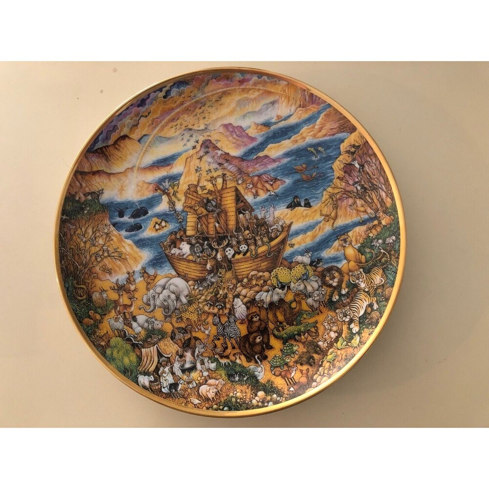 Heirloom Limited Edition - Two By Two by Bill Bell Plate # H 1902 Fine Porcelain